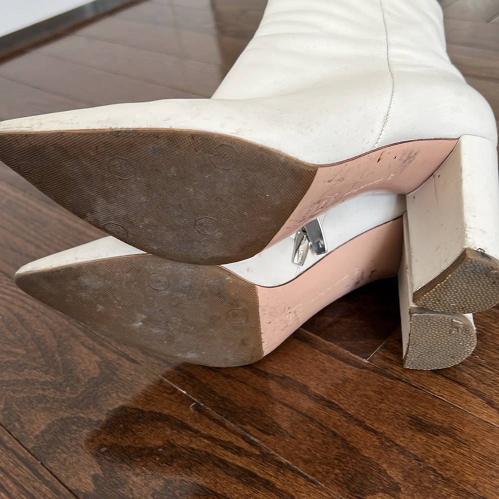 Gianvito Rossi White Leather Boots - Picture 6 of 8